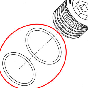 90819 - 2 Pack O-Rings  (100345463) - Hague