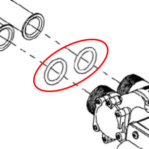 90837 - Bypass Nut Gasket O-Ring - 2 pack - (100241873) - Hague