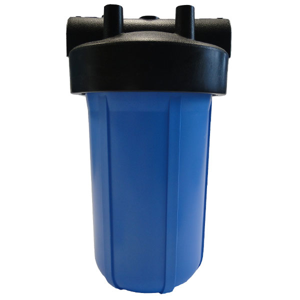 Bib Blue 10" X 4.5" Filter Housing 1" FIP connections