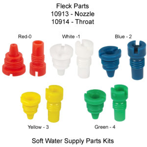 10913/10914 - Throat and Nozzle Pair - Fleck