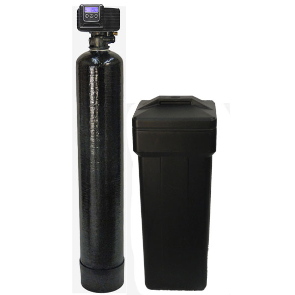 fleck 5600 sxt water softener with square brine tank