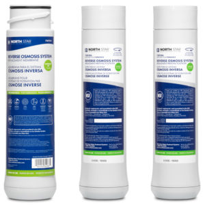 Northstar Reverse Osmosis Filter Set - Membrane 7287514 and Pre and Post Filter Set 7287506 with Filter Change Reminder Tag