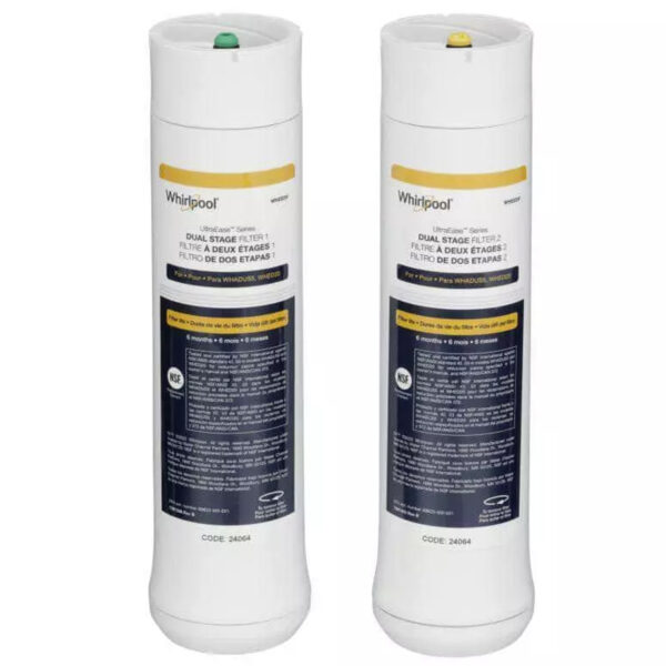 WHEEDF - Whirlpool Dual Stage Carbon Replacement Filter Pair